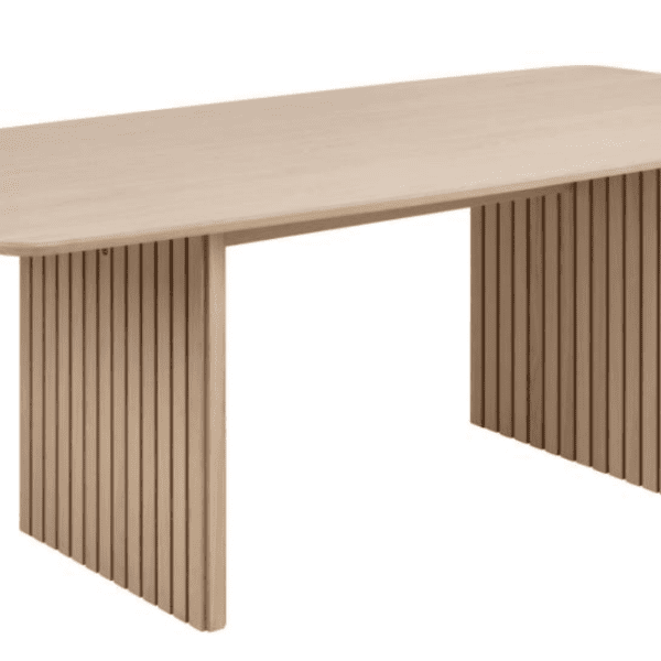 Jedálenský stôl CHRISTO 220 cm bielený dub