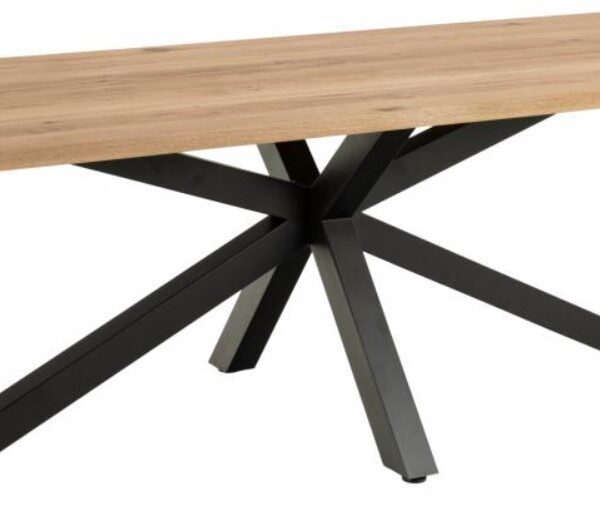 Jedálenský stôl Heaven II 220 cm divoký dub/čierny