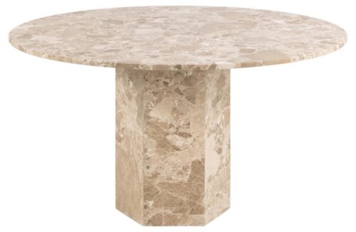 Jedálenský stôl Naxos 130 cm mramor Latte Jedálenský stôl Naxos 130 cm mramor Latte