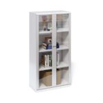 Kancelárska knižnica Houseland Prime Core 01 80 cm biela
