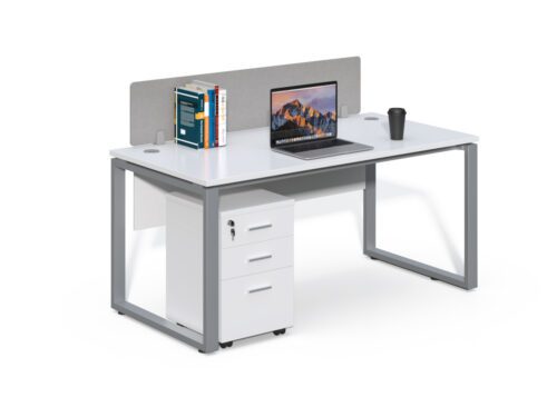 Kancelársky stôl s kontajnerom Houseland Prime Max 01 160 cm biely Kancelársky stôl s kontajnerom Houseland Prime Max 01 160 cm biely