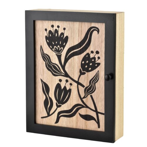 Kľúčenka STACY Bloom 26x20 cm čierna/hnedá Kľúčenka STACY Bloom 26x20 cm čierna/hnedá