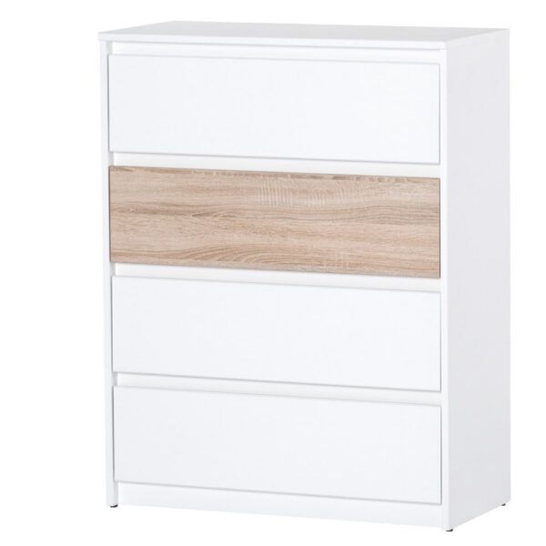 Komoda Benátky 07 80 cm biela/dub sonoma