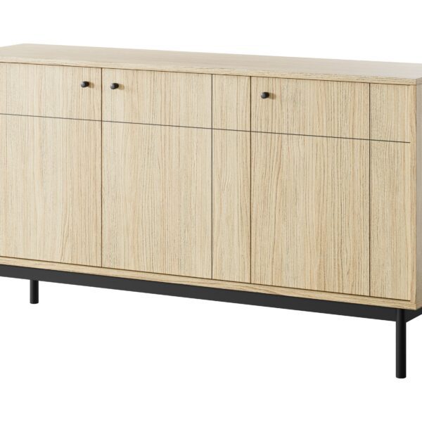 Komoda Japandi 154 cm dubová línia