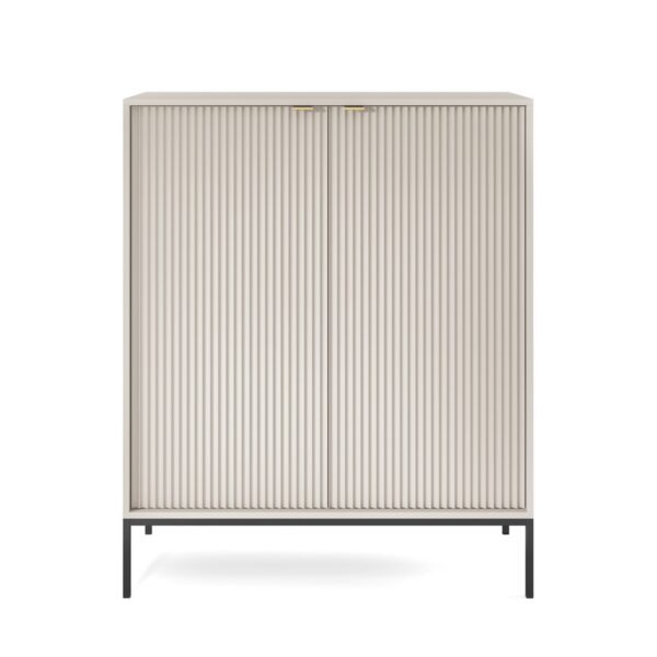 Komoda Nova 104 cm kašmír/čierna