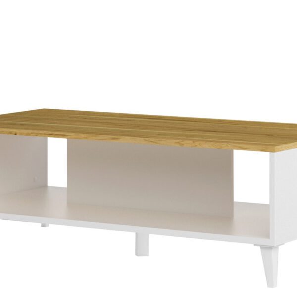 Konferenčný stolík Barris 41 120 cm orech americký/biely