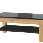 Konferenčný stolík Kama II 41 110 cm dub Camargue/čierny