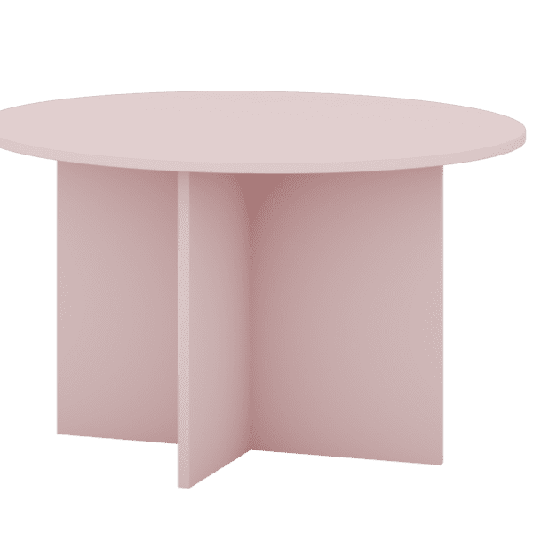 Konferenčný stolík Phoebe 01 84 cm ružový