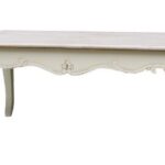 Konferenčný stolík Rimini 120 cm z masívu krémový