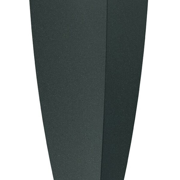 Kvetináč Moodas Square High 40 cm čierny granit