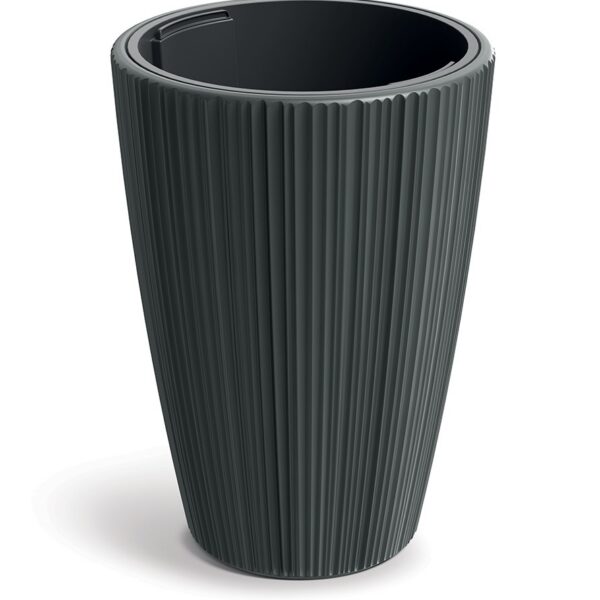 Kvetináč Oros tmavosivý