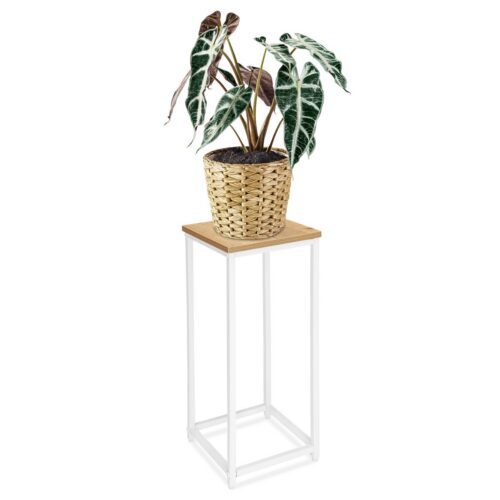Kvetinový stojan Loft Arben 60 cm biely/dub Craft Kvetinový stojan Loft Arben 60 cm biely/dub Craft