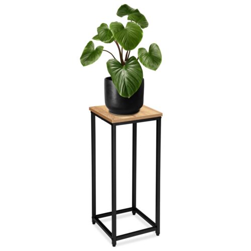 Kvetinový stojan Loft Arben 60 cm čierny/dub Craft Kvetinový stojan Loft Arben 60 cm čierny/dub Craft