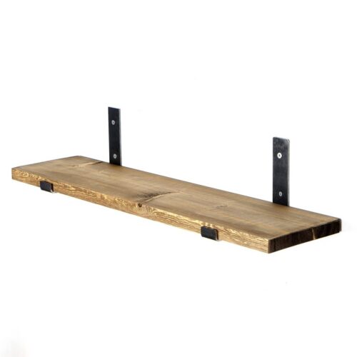 Nástenná polica LAM II 60 cm orech/čierna Nástenná polica LAM II 60 cm orech/čierna