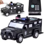 Pokladnička policajné auto s prasiatkom ZA3705 – Obrázok 2