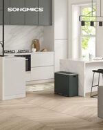 Recyklačný odpadkový kôš SONGMICS LTB54GS – Obrázok 2