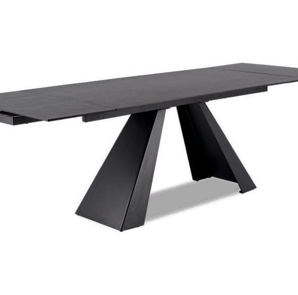 Signal Jedálenský stôl SALVADORE | antracit/čierny mat