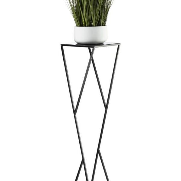 Stojan na kvety LOFT I čierny 100 cm