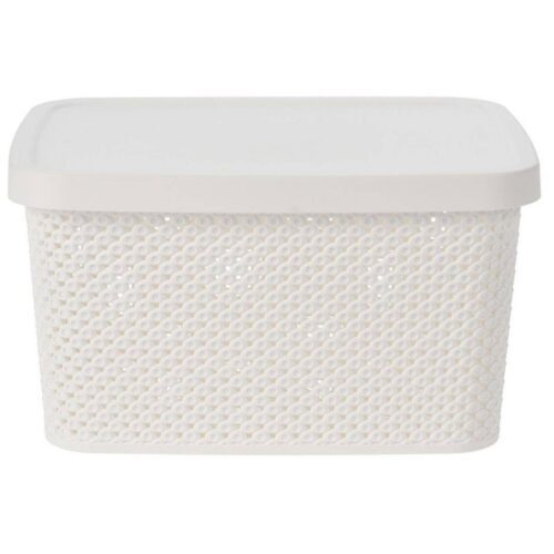 Úložný kôš Simple plus 27 cm biely Úložný kôš Simple plus 27 cm biely