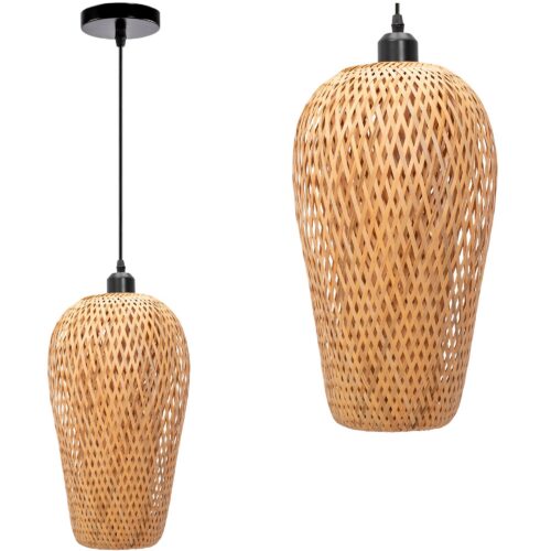 Závesná lampa La Belle Boho VII hnedá Závesná lampa La Belle Boho VII hnedá