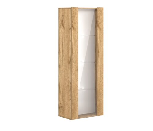 Závěsná vitrína Vivien 40 cm s LED osvětlením dub Wotan Závěsná vitrína Vivien 40 cm s LED osvětlením dub Wotan