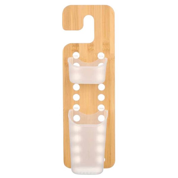 Závěsný bambusový organizér ORGO 44 cm hnědý