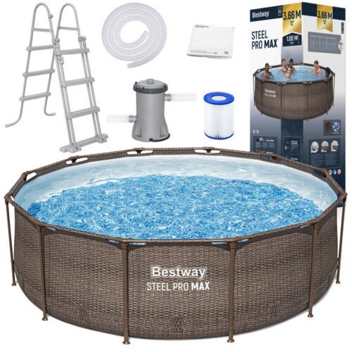 Bazén Bestway Rattan 366 x 100 cm Bestway - 56709 Bazén Bestway Rattan 366 x 100 cm Bestway - 56709