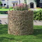 Gabiónový kôš SONGMICS 90 x 80cm - GGB879 – Obrázok 2