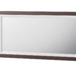 Nástenné zrkadlo Massimo 80 135 cm biele/mocca