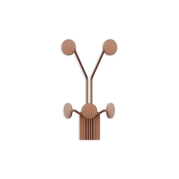 Nástenný kovový háčik Giraffe 24 cm bronz