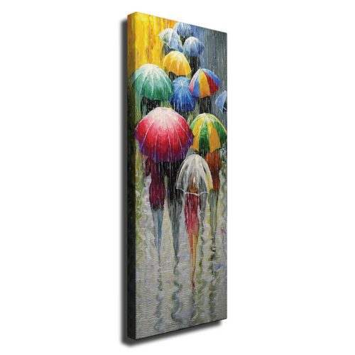 Obraz na plátne Daždivý deň PC96 30x80 cm Obraz na plátne Daždivý deň PC96 30x80 cm