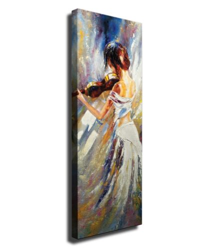 Obraz na plátne Husľová krása PC206 30x80 cm Obraz na plátne Husľová krása PC206 30x80 cm
