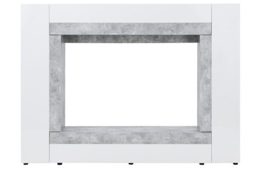 Obývacia stena Okno 225 cm biela/betón Obývacia stena Okno 225 cm biela/betón