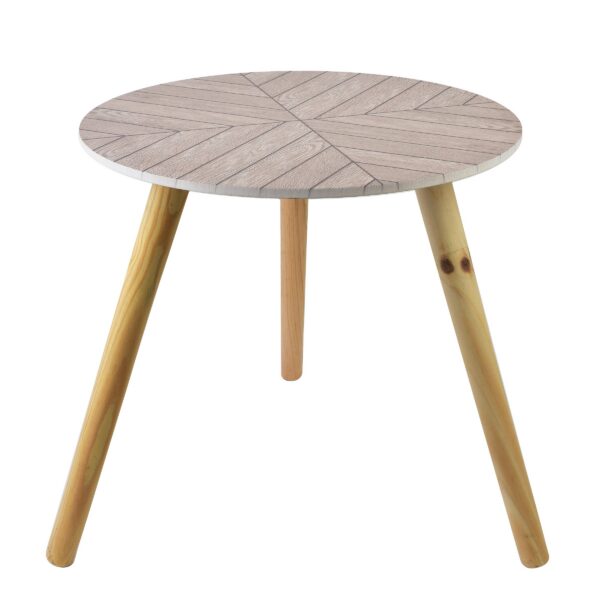 Odkladací stolík Lammy 40 cm béžový