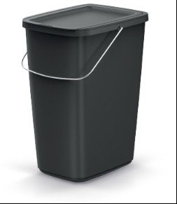 Odpadkový kôš COMPACTO FLAS 25 L čierny