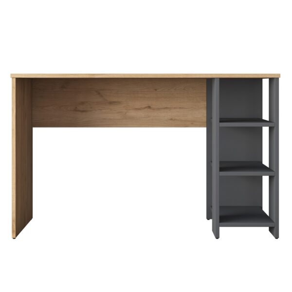 Písací stôl Brana 120 cm orech/antracit