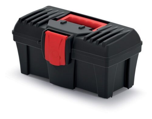 Plastový kufor na náradie CALIDER 30 cm čierno-červený Plastový kufor na náradie CALIDER 30 cm čierno-červený