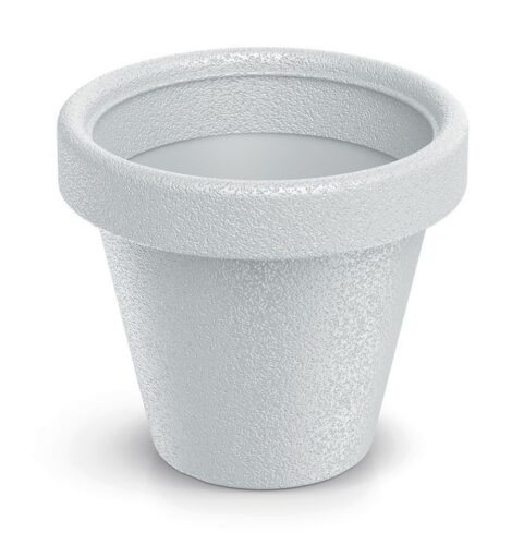 Plastový kvetináč ORIGINAL biely matný Plastový kvetináč ORIGINAL biely matný