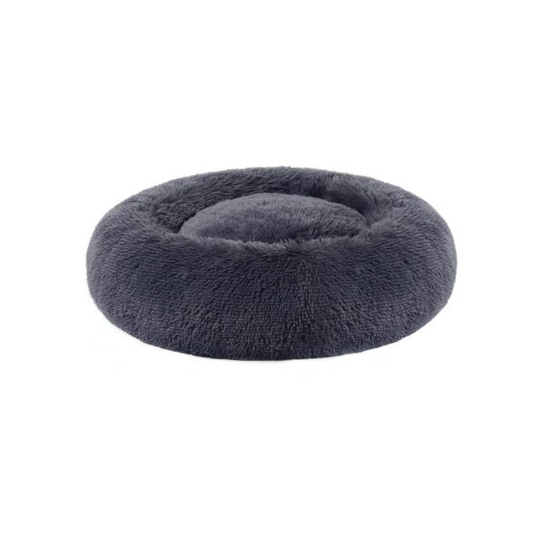 Plyšový pelech Boček M 60 cm tmavosivý