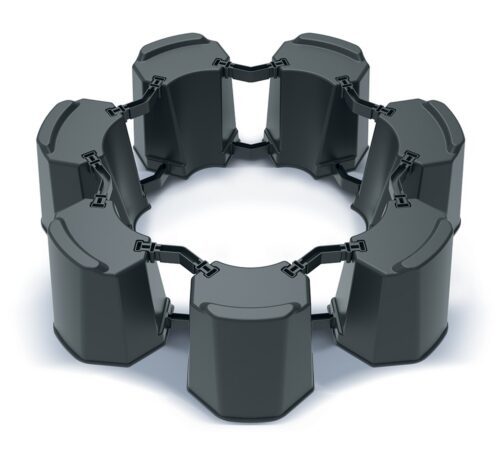 Podstavec pod sud na dažďovú vodu MODULAR BASEWAN SET II antracit Podstavec pod sud na dažďovú vodu MODULAR BASEWAN SET II antracit