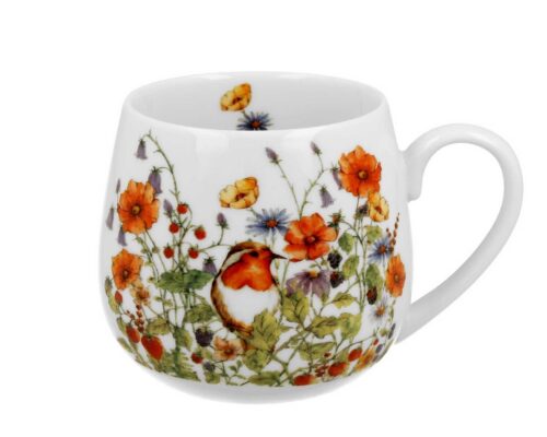 Porcelánový hrnček BARYLKA DIVOKÉ VTÁKY 430 ml biely Porcelánový hrnček BARYLKA DIVOKÉ VTÁKY 430 ml biely