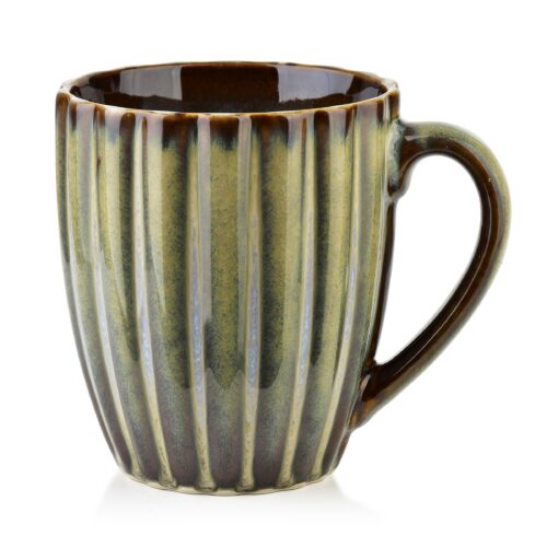 Porcelánový hrnček EVIE GREEN 360 ml zelený Porcelánový hrnček EVIE GREEN 360 ml zelený