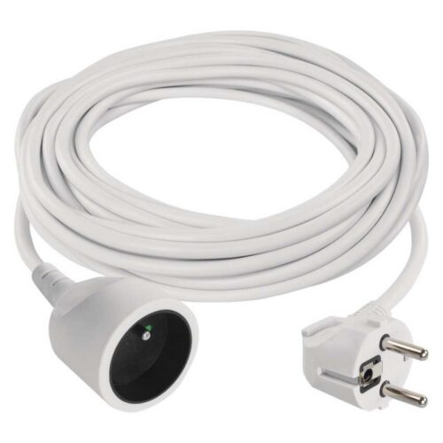 Predlžovací kábel s 1 zásuvkou 1 mm² SHARP 10 m biely Predlžovací kábel s 1 zásuvkou 1 mm² SHARP 10 m biely
