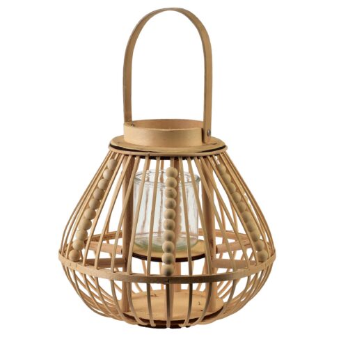 Prútená lucerna LUCIE Natural 30x28 cm hnedá Prútená lucerna LUCIE Natural 30x28 cm hnedá