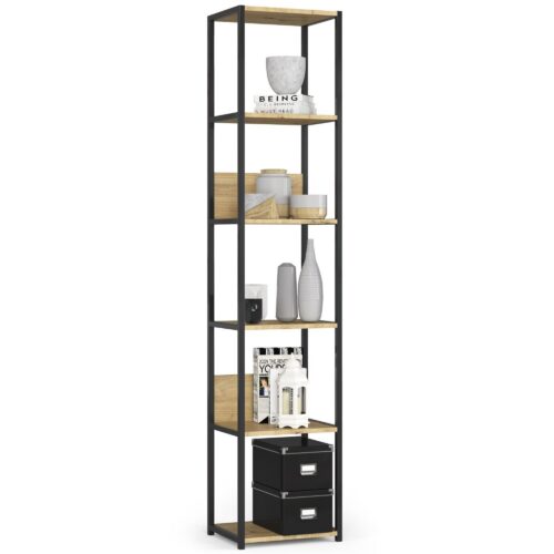 Regál LOFT 40 cm čierny/dub artisan Regál LOFT 40 cm čierny/dub artisan
