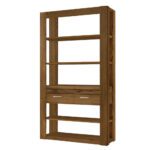 Regál Velvet II 18 125 cm z masívu dub rustikálny