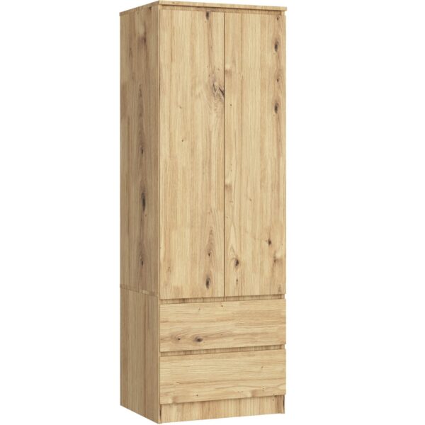 Šatníková skriňa STAR 60 cm dub artisan