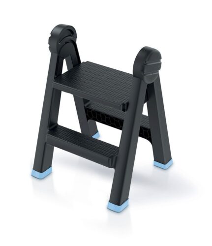 Schodíky Tritan Ladder čierno-modré Schodíky Tritan Ladder čierno-modré
