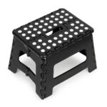 Skládacia stolička TABOR 22 cm čierna