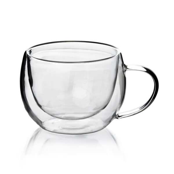 Sklenený hrnček PETER 280 ml číry